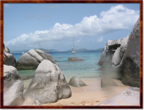 the Baths at the British Virgin Islands
